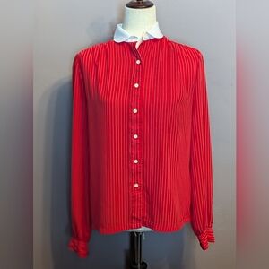 Vintage pinstriped shirt.